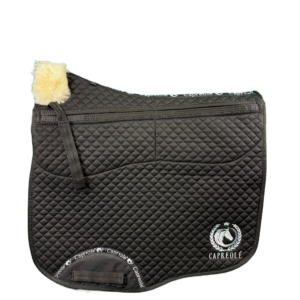 Capreole Lammfellschabracke Vario Dressur – Schwarz
